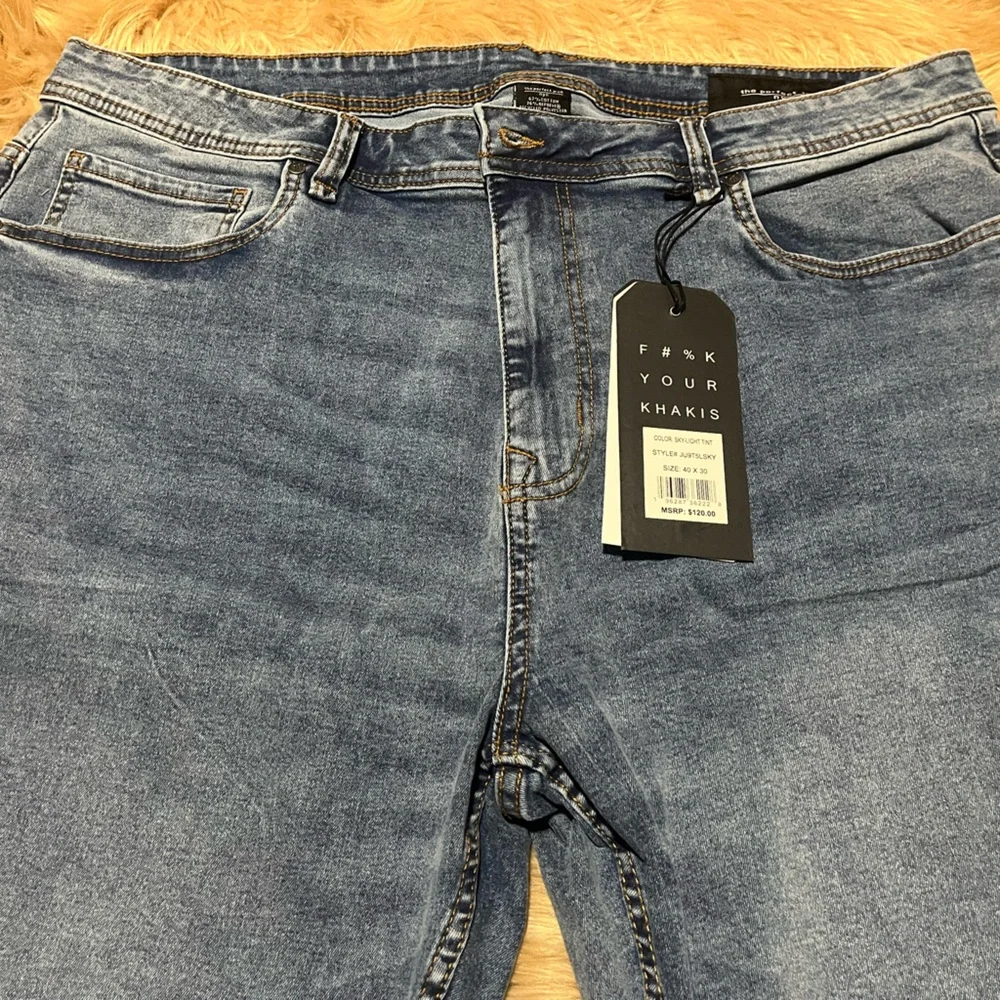 The Perfect Jean Men's #F#%KYOURKHAKIS Slim Thick 40 x 30 - Picture 3 of 8